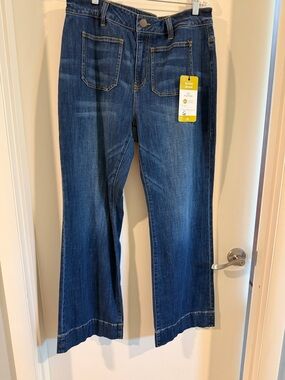 CAbi Dark Blue Flare Jeans